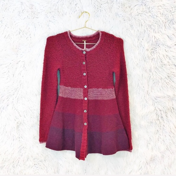 Free People Sweaters - Free People wool and angora cardigan sweater